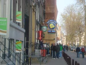 red light district and coffee shops, amsterdam