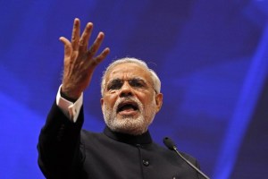 Narendra Modi at the ‘Vibrant Gujarat Summit,’ Gandhinagar, January 12